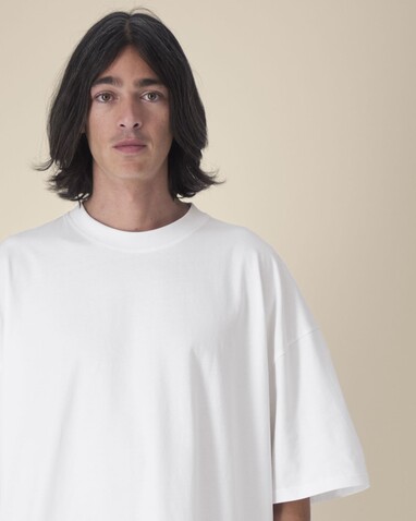 Hypster - Das Unisex-T-Shirt Boxy aus recycelter Baumwolle - White - 3XL bedrucken, Art.-Nr. STTU258C0013X