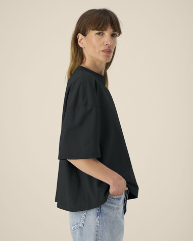 Hypster - Das Unisex-T-Shirt Boxy aus recycelter Baumwolle - Black - M bedrucken, Art.-Nr. STTU258C0021M Hypster - Das Unisex-T-Shirt Boxy aus recycelter Baumwolle - Black - M bedrucken, Art.-Nr. STTU258C0021M