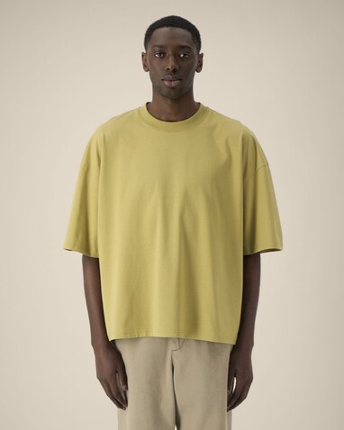 Hypster - Das Unisex-T-Shirt Boxy aus recycelter Baumwolle - Faded Olive - XL bedrucken, Art.-Nr. STTU258C1531X Hypster - Das Unisex-T-Shirt Boxy aus recycelter Baumwolle - Faded Olive - XL bedrucken, Art.-Nr. STTU258C1531X