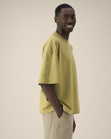 Hypster - Das Unisex-T-Shirt Boxy aus recycelter Baumwolle - Faded Olive - S bedrucken, Art.-Nr. STTU258C1531S Hypster - Das Unisex-T-Shirt Boxy aus recycelter Baumwolle - Faded Olive - S bedrucken, Art.-Nr. STTU258C1531S