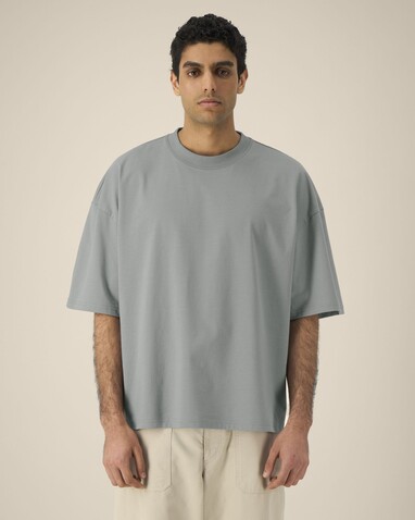 Hypster - Das Unisex-T-Shirt Boxy aus recycelter Baumwolle - Misty Grey - XXL bedrucken, Art.-Nr. STTU258C1382X Hypster - Das Unisex-T-Shirt Boxy aus recycelter Baumwolle - Misty Grey - XXL bedrucken, Art.-Nr. STTU258C1382X