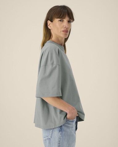 Hypster - Das Unisex-T-Shirt Boxy aus recycelter Baumwolle - Misty Grey - XXL bedrucken, Art.-Nr. STTU258C1382X Hypster - Das Unisex-T-Shirt Boxy aus recycelter Baumwolle - Misty Grey - XXL bedrucken, Art.-Nr. STTU258C1382X