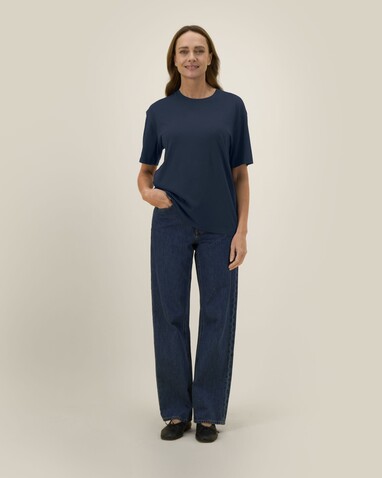 Blaker - Das Unisex-T-Shirt aus Baumwolle-TENCEL™ Modal - French Navy - 3XL bedrucken, Art.-Nr. STTU263C7273X