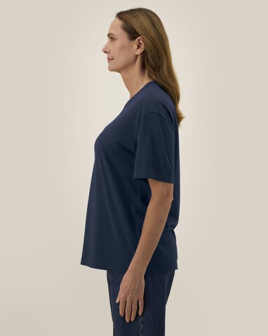 Blaker - Das Unisex-T-Shirt aus Baumwolle-TENCEL™ Modal - French Navy - XXS bedrucken, Art.-Nr. STTU263C7272S