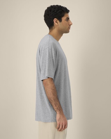 Blaker - Das Unisex-T-Shirt aus Baumwolle-TENCEL™ Modal - Heather Grey - L bedrucken, Art.-Nr. STTU263C2501L