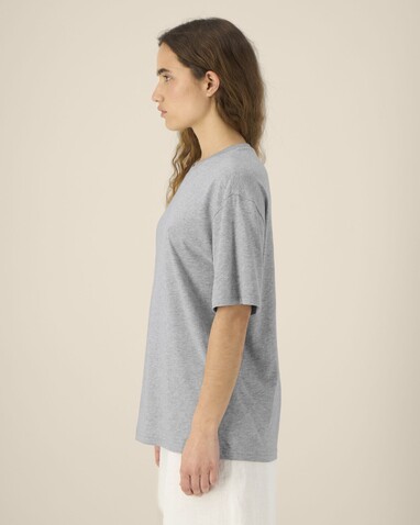 Blaker - Das Unisex-T-Shirt aus Baumwolle-TENCEL™ Modal - Heather Grey - L bedrucken, Art.-Nr. STTU263C2501L