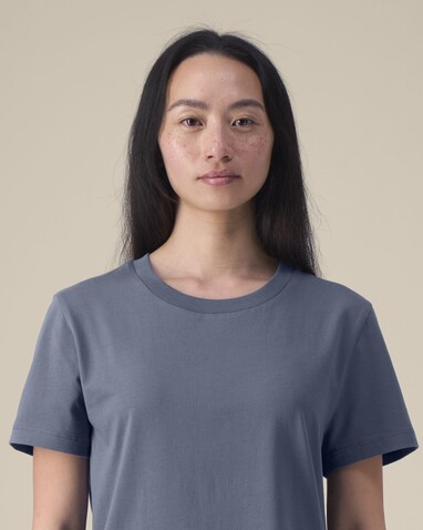 Stella Muser - Das Iconic Damen-T-Shirt - Blue Grey - L bedrucken, Art.-Nr. STTW172C1561L