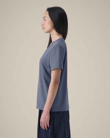 Stella Muser - Das Iconic Damen-T-Shirt - Blue Grey - XS bedrucken, Art.-Nr. STTW172C156XS