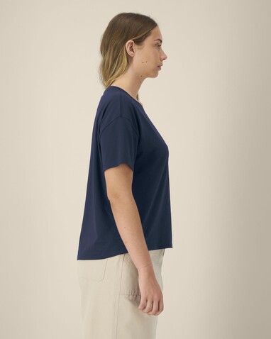 Stella Etta - Das Damen-T-Shirt aus Baumwolle-TENCEL™ Modal - French Navy - XL bedrucken, Art.-Nr. STTW264C7271X Stella Etta - Das Damen-T-Shirt aus Baumwolle-TENCEL™ Modal - French Navy - XL bedrucken, Art.-Nr. STTW264C7271X