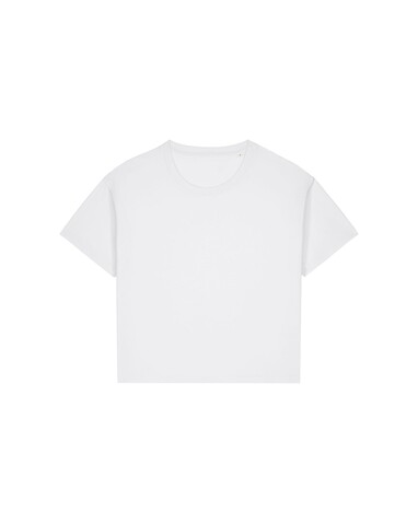 Stella Etta - Das Damen-T-Shirt aus Baumwolle-TENCEL™ Modal - White - M bedrucken, Art.-Nr. STTW264C0011M