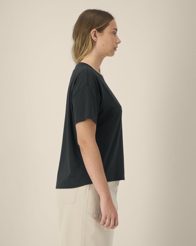 Stella Etta - Das Damen-T-Shirt aus Baumwolle-TENCEL™ Modal - Black - S bedrucken, Art.-Nr. STTW264C0021S Stella Etta - Das Damen-T-Shirt aus Baumwolle-TENCEL™ Modal - Black - S bedrucken, Art.-Nr. STTW264C0021S