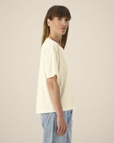 Stella Etta - Das Damen-T-Shirt aus Baumwolle-TENCEL™ Modal - Cream - L bedrucken, Art.-Nr. STTW264C3611L Stella Etta - Das Damen-T-Shirt aus Baumwolle-TENCEL™ Modal - Cream - L bedrucken, Art.-Nr. STTW264C3611L