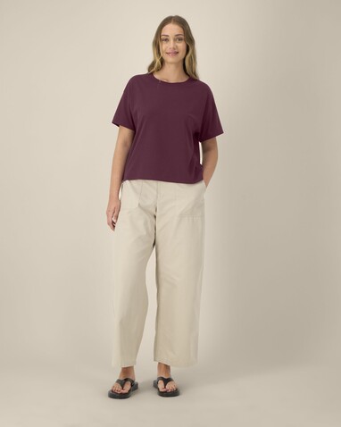 Stella Etta - Das Damen-T-Shirt aus Baumwolle-TENCEL™ Modal - Deep Plum - XS bedrucken, Art.-Nr. STTW264C151XS Stella Etta - Das Damen-T-Shirt aus Baumwolle-TENCEL™ Modal - Deep Plum - XS bedrucken, Art.-Nr. STTW264C151XS