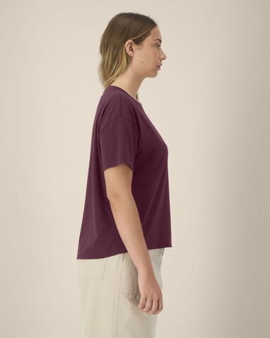 Stella Etta - Das Damen-T-Shirt aus Baumwolle-TENCEL™ Modal - Deep Plum - XXL bedrucken, Art.-Nr. STTW264C1512X Stella Etta - Das Damen-T-Shirt aus Baumwolle-TENCEL™ Modal - Deep Plum - XXL bedrucken, Art.-Nr. STTW264C1512X