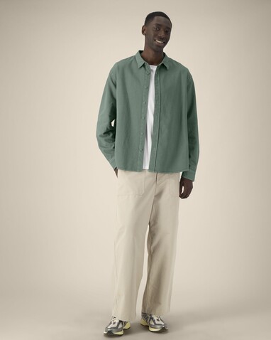 Worker Shirt - Das Relaxed Unisex-Hemd - G. Dyed Green Bay - L bedrucken, Art.-Nr. STWU975C1601L Worker Shirt - Das Relaxed Unisex-Hemd - G. Dyed Green Bay - L bedrucken, Art.-Nr. STWU975C1601L