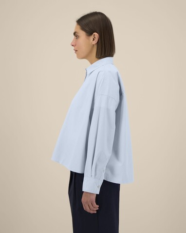 Stella Harper - Das Boxy Damen-Hemd - Summer Blue - M bedrucken, Art.-Nr. STWW270C3661M