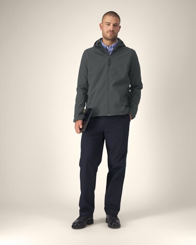 Stanley Discoverer - Die Herren-Softshelljacke mit Kapuze - Anthracite - XL bedrucken, Art.-Nr. STJM158C2531X