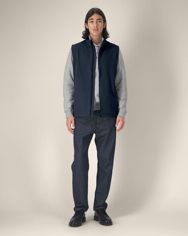 Stanley Trail Blazer - Die Herren-Softshellweste - French Navy - 5XL bedrucken, Art.-Nr. STJM235C7275X