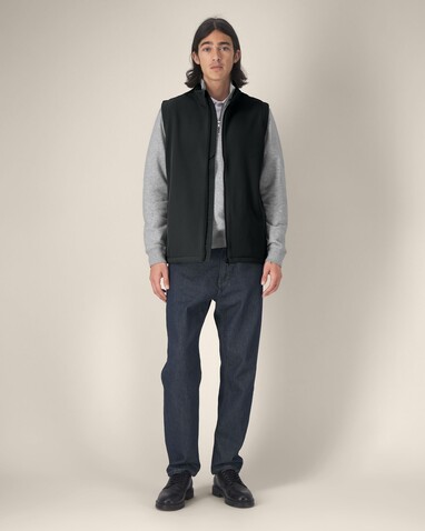 Stanley Trail Blazer - Die Herren-Softshellweste - Black - XL bedrucken, Art.-Nr. STJM235C0021X