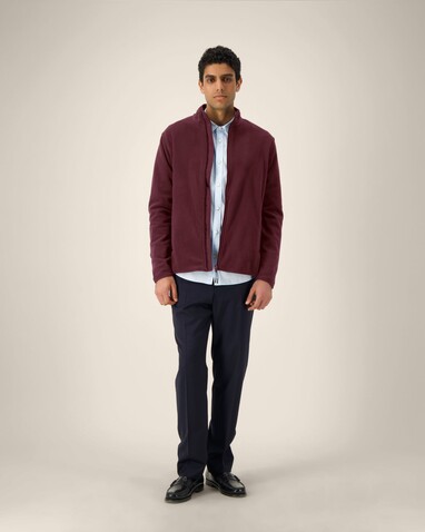 Stanley Guider - Die Herren-Fleecejacke - Burgundy - L bedrucken, Art.-Nr. STJM238C2441L