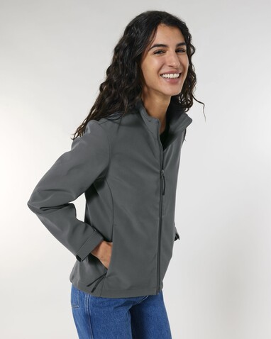 Stella Navigator - Die Damen-Softshelljacke - Anthracite - L bedrucken, Art.-Nr. STJW166C2531L