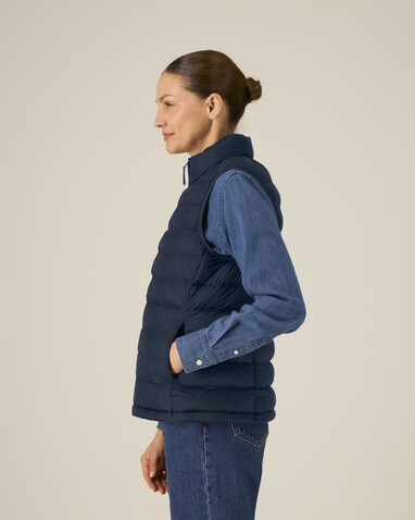 Stella Climber 2.0 - Die Damen-Weste - French Navy - XL bedrucken, Art.-Nr. STJW190C7271X