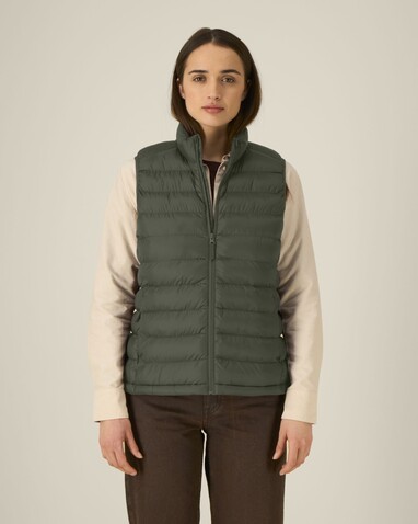 Stella Climber 2.0 - Die Damen-Weste - Khaki - XL bedrucken, Art.-Nr. STJW190C2231X Stella Climber 2.0 - Die Damen-Weste - Khaki - XL bedrucken, Art.-Nr. STJW190C2231X