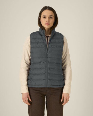 Stella Climber 2.0 - Die Damen-Weste - Anthracite - L bedrucken, Art.-Nr. STJW190C2531L