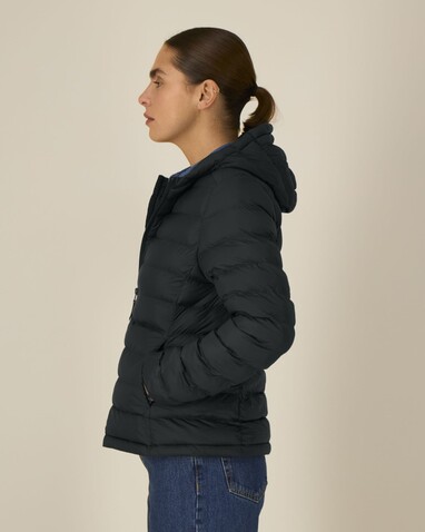 Stella Voyager 2.0 - Die wattierte Damen-Jacke - Black - M bedrucken, Art.-Nr. STJW191C0021M