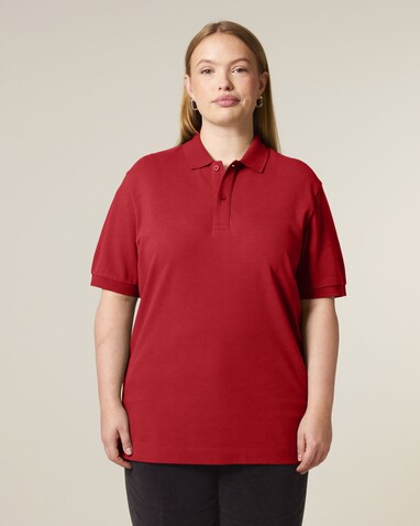 Prepster 2.0 - Das Unisex-Polo - Red - S bedrucken, Art.-Nr. STPU222C0041S