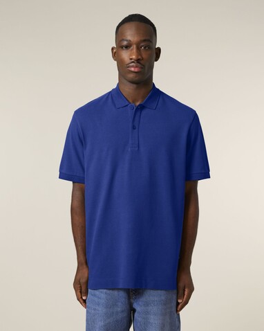 Prepster 2.0 - Das Unisex-Polo - Worker Blue - S bedrucken, Art.-Nr. STPU222C0881S
