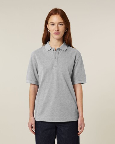 Prepster 2.0 - Das Unisex-Polo - Heather Grey - XL bedrucken, Art.-Nr. STPU222C2501X Prepster 2.0 - Das Unisex-Polo - Heather Grey - XL bedrucken, Art.-Nr. STPU222C2501X