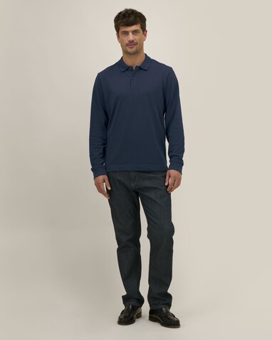 Prepster 2.0 Long Sleeve - Das Langarm-Unisex-Polo - French Navy - XXL bedrucken, Art.-Nr. STPU223C7272X