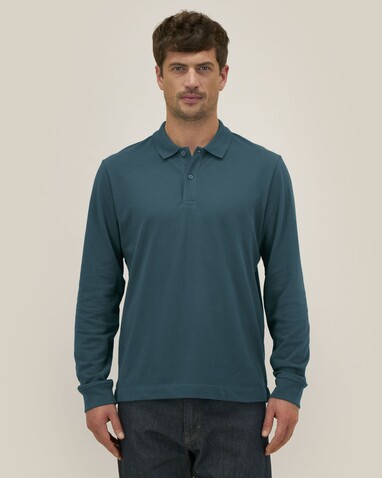 Prepster 2.0 Long Sleeve - Das Langarm-Unisex-Polo - Stargazer - S bedrucken, Art.-Nr. STPU223C7021S Prepster 2.0 Long Sleeve - Das Langarm-Unisex-Polo - Stargazer - S bedrucken, Art.-Nr. STPU223C7021S