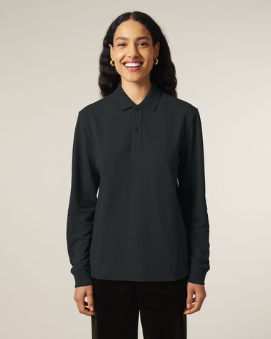 Prepster 2.0 Long Sleeve - Das Langarm-Unisex-Polo - Black - L bedrucken, Art.-Nr. STPU223C0021L Prepster 2.0 Long Sleeve - Das Langarm-Unisex-Polo - Black - L bedrucken, Art.-Nr. STPU223C0021L