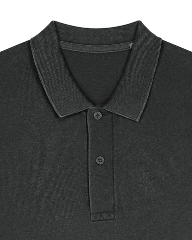 Coaster Vintage - Das Garment-Dyed Unisex-Polo - G. Dyed Black Rock - 3XL bedrucken, Art.-Nr. STPU252C1403X Coaster Vintage - Das Garment-Dyed Unisex-Polo - G. Dyed Black Rock - 3XL bedrucken, Art.-Nr. STPU252C1403X