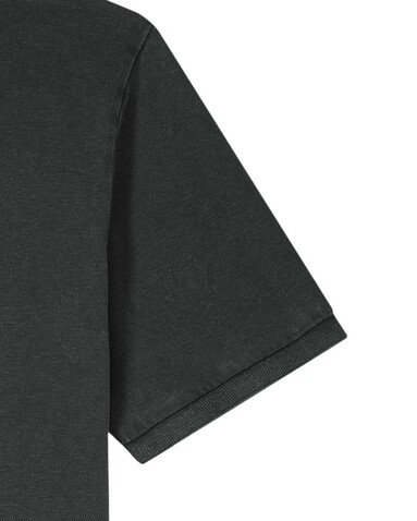 Coaster Vintage - Das Garment-Dyed Unisex-Polo - G. Dyed Black Rock - M bedrucken, Art.-Nr. STPU252C1401M