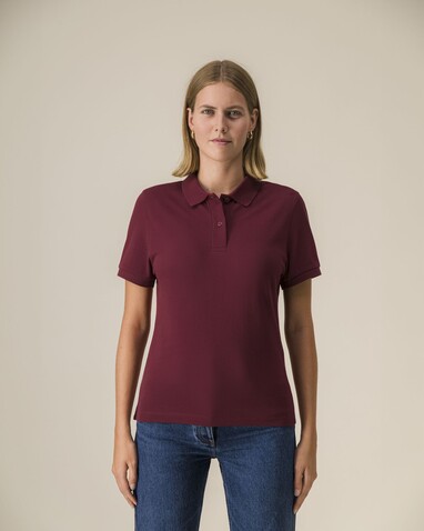 Stella Coaster - Das Damen-Polo - Burgundy - L bedrucken, Art.-Nr. STPW977C2441L