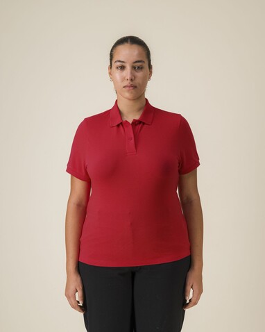 Stella Coaster - Das Damen-Polo - Red - XXL bedrucken, Art.-Nr. STPW977C0042X