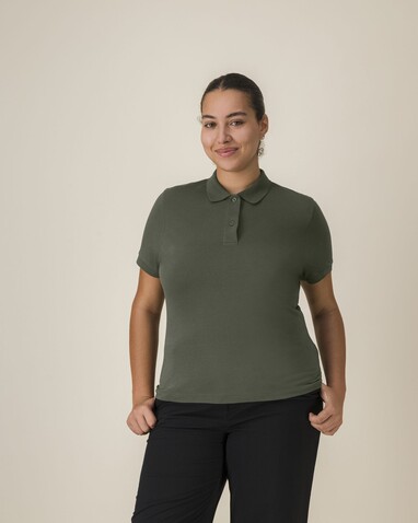 Stella Coaster - Das Damen-Polo - Khaki - XS bedrucken, Art.-Nr. STPW977C223XS Stella Coaster - Das Damen-Polo - Khaki - XS bedrucken, Art.-Nr. STPW977C223XS