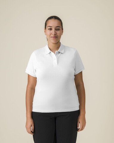 Stella Coaster - Das Damen-Polo - White - M bedrucken, Art.-Nr. STPW977C0011M Stella Coaster - Das Damen-Polo - White - M bedrucken, Art.-Nr. STPW977C0011M