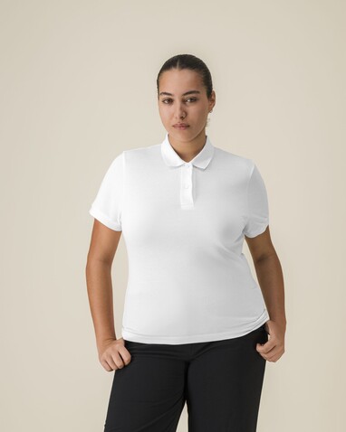 Stella Coaster - Das Damen-Polo - White - S bedrucken, Art.-Nr. STPW977C0011S Stella Coaster - Das Damen-Polo - White - S bedrucken, Art.-Nr. STPW977C0011S