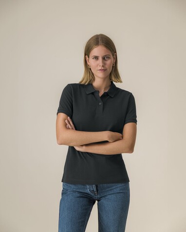 Stella Coaster - Das Damen-Polo - Black - XXL bedrucken, Art.-Nr. STPW977C0022X