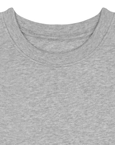 Mini Changer 2.0 - Das Iconic Kinder-Sweatshirt - Heather Grey - 3-4/98-104cm bedrucken, Art.-Nr. STSK181C25003