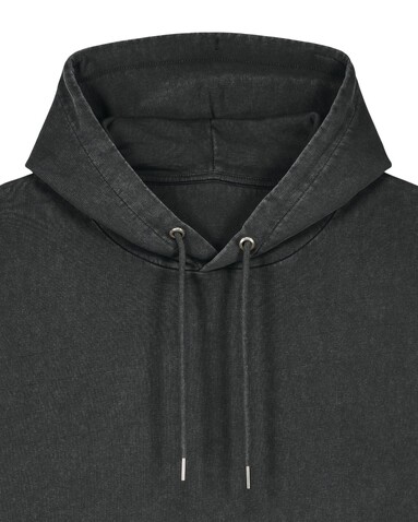 Archer Vintage - Der Garment-Dyed Unisex-Hoodie aus French Terry - G. Dyed Black Rock - 3XL bedrucken, Art.-Nr. STSU040C1403X