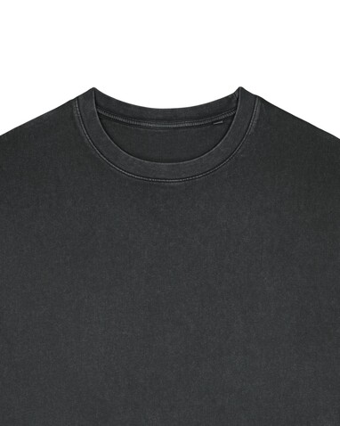 Matcher Vintage - Das Garment-Dyed Rundhals-Unisex-Sweatshirt aus French Terry - G. Dyed Black Rock - 3XL bedrucken, Art.-Nr. STSU085C1403X