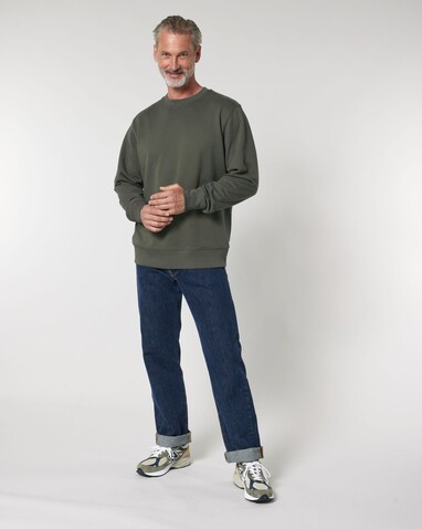 Changer 2.0 - Das Iconic Rundhals-Unisex-Sweatshirt - Khaki - 5XL bedrucken, Art.-Nr. STSU178C2235X
