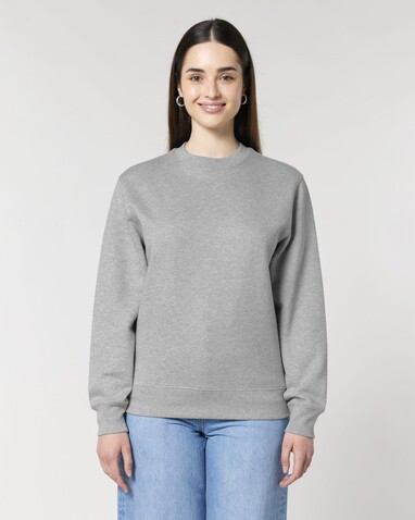 Changer 2.0 - Das Iconic Rundhals-Unisex-Sweatshirt - Heather Grey - 4XL bedrucken, Art.-Nr. STSU178C2504X