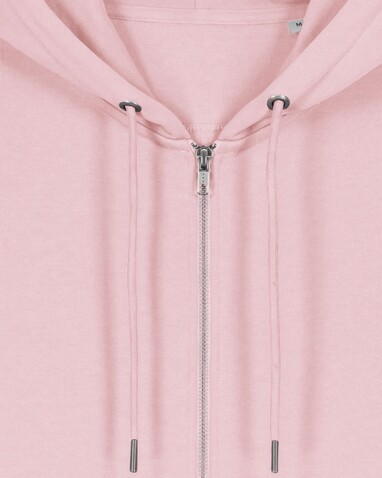 Cultivator 2.0 - Das Iconic Unisex-Zip-Thru-Hoodie-Sweatshirt - Cotton Pink - 3XL bedrucken, Art.-Nr. STSU179C0053X