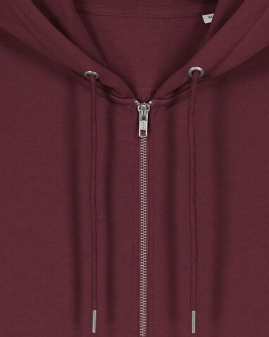 Cultivator 2.0 - Der Iconic Unisex-Zip-Hoodie - Burgundy - 4XL bedrucken, Art.-Nr. STSU179C2444X